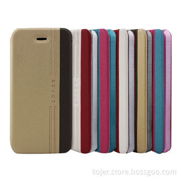 Popular Flip Mobile Phone Case for iPhone 5/5s without Stitching